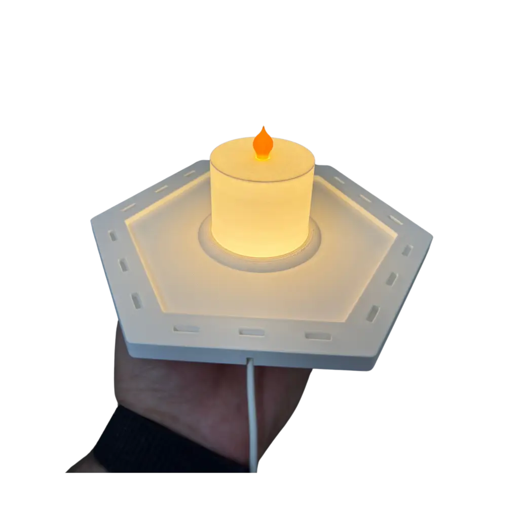 zakázkový 3d tisk - svíčka